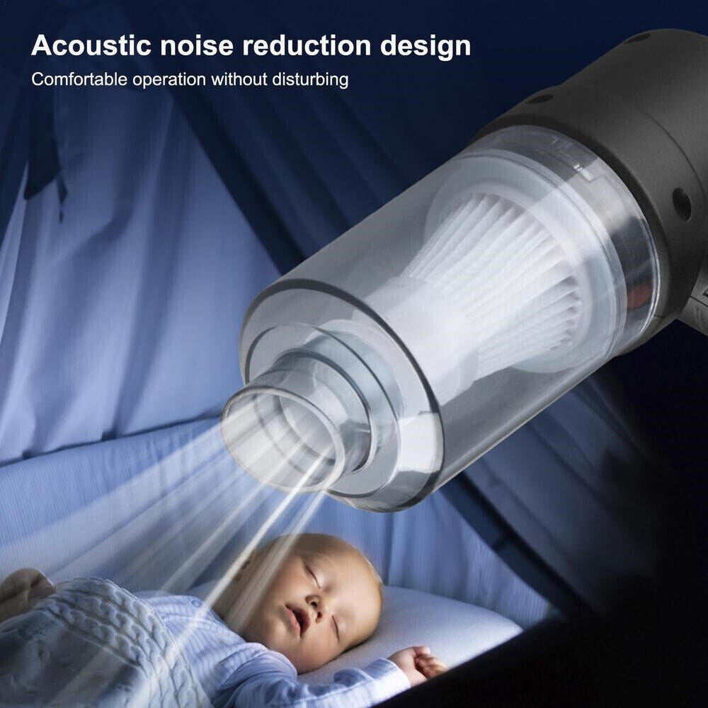 16000PA Portatil Aspiradora Mini Pequeña De Agua Seco Trabajo Mano Carro Autos