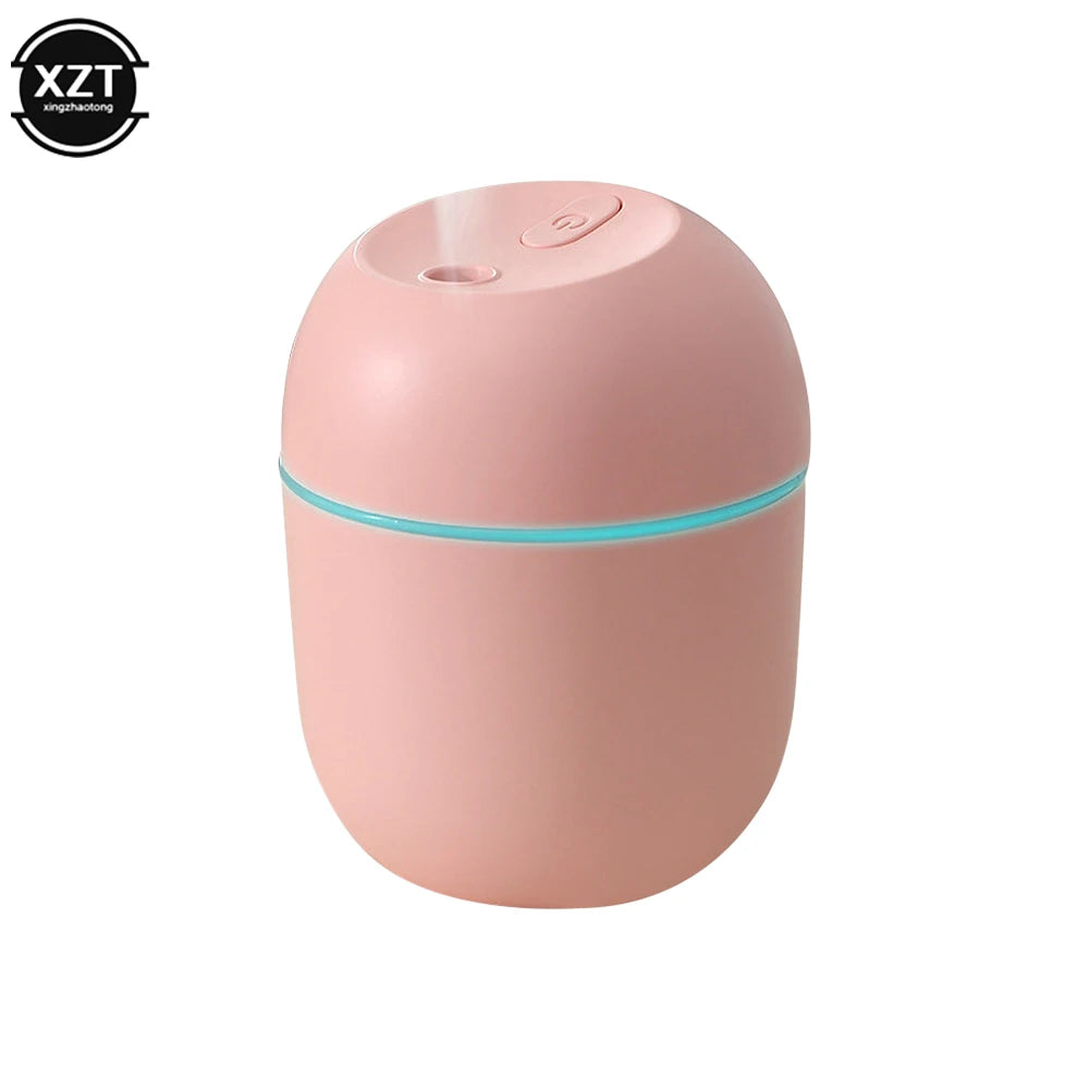 Portable Mini 220ML Air Humidifier USB Humidificador for Home Car Office with LED Night Lamp Freshner