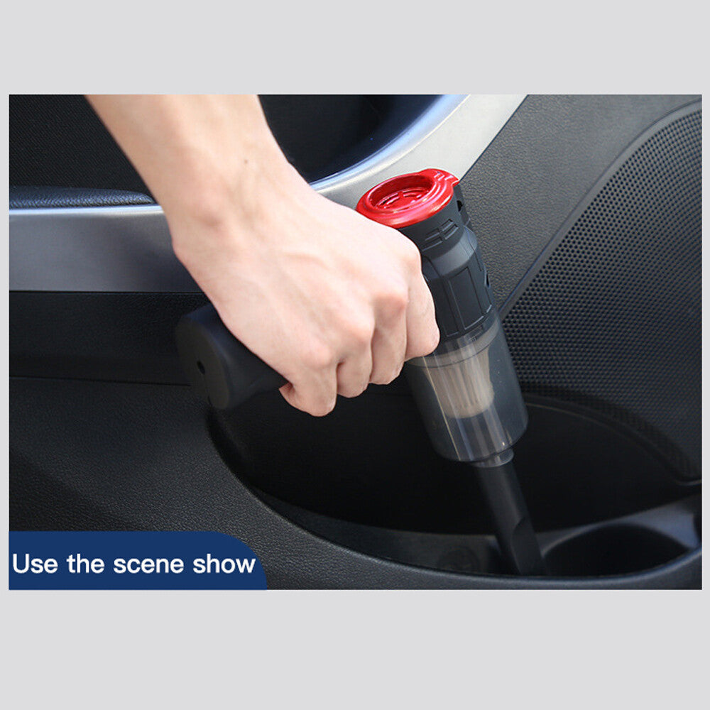 16000PA Portatil Aspiradora Mini Pequeña De Agua Seco Trabajo Mano Carro Autos